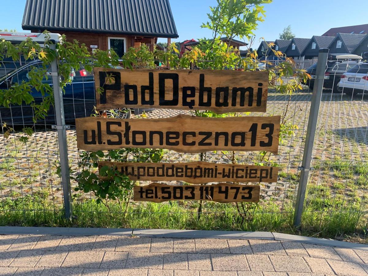 Pod Debami Wicie- Domki Drewniane Nad Morzem Vitte Exterior foto